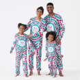 thumbnail image 1 of PatPat Christmas Snowman Print Family Matching Colorful Pajamas Sets (Flame Resistant), 1 of 2