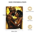 thumbnail image 2 of JEUXUS  African American Canvas Wall Art, King and Queen Crowns Canvas Print, Black Art Paintings for Wall Decor, African Lovers Women&amp;Man Bedroom Picture Framed Artwork for Room Decor, 2 of 5