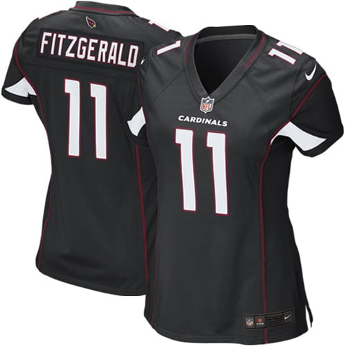 Larry Fitzgerald Arizona Cardinals Nike Women's Game Jersey - Black