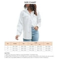 thumbnail image 5 of Blusa casual para mujer,Blusa de manga larga en V Blusa básica para mujer Camisas con botones para mujer Experiencia incomparable, 5 of 5