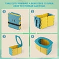 thumbnail image 2 of Baby Potty, Folding Children's Toilet, Blue Yellow Trainer Potty T, convenient and easy to use, 2 of 5