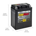 thumbnail image 5 of (2 pack) EverStart Platinum AGM PowerSport Battery, Group Size TX14AH 12 Volt, 220 CCA, 5 of 7