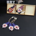 thumbnail image 4 of BUTASY 9 Pcs 4th of July Gnome Ornaments Set, Patriotic Red White Blue Hanging Gnome Ornaments for Memorial Day Tree Home Party Decor, 4 of 6