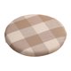 thumbnail image 4 of Cojín de suelo redondo, cojín de asiento de lino y algodón transpirable, cojín para silla Tartán, 4 of 9
