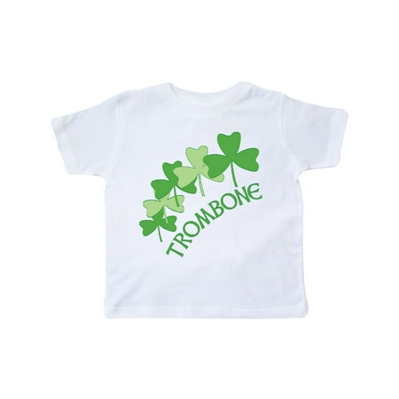 

Inktastic Trombone Shamrocks Arc Gift Toddler Boy or Toddler Girl T-Shirt