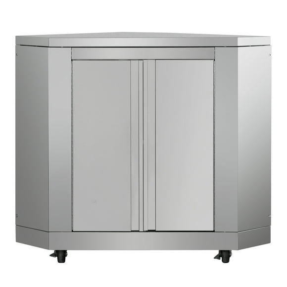 Thor Kitchen Outdoor Kitchen Corner Cabinet in Stainless Steel- MK06SS304