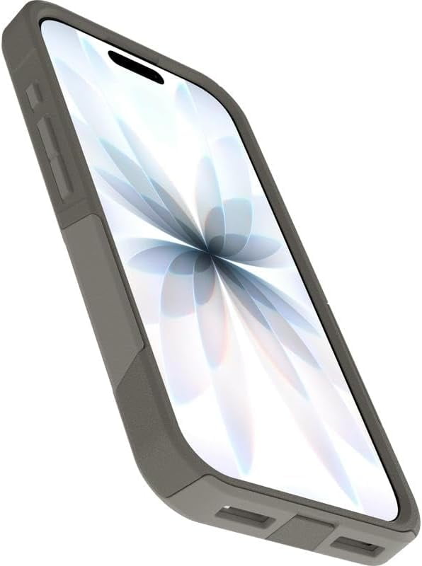 OtterBox iPhone 17 (Only) Bundle: Commuter Series MagSafe Case & Screen Protector - Grey Comfort (Beige) - Built-in magnets - Thin & Protective - with Port Protection - Non-Retail Packaging