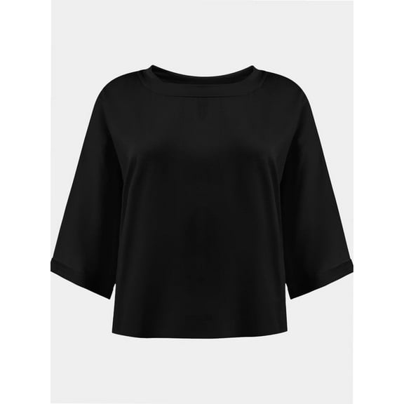 Women's Oversized Workout Cropped T Shirts Crew Neck Short Sleeve Casual Loose Summer Crop Tee Tops