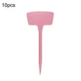 thumbnail image 2 of Flmtop 10Pcs/Set Plant Labels Waterproof Insert Design Solid Color T-Shape Plastic Plant Tags for Gardening, 2 of 8