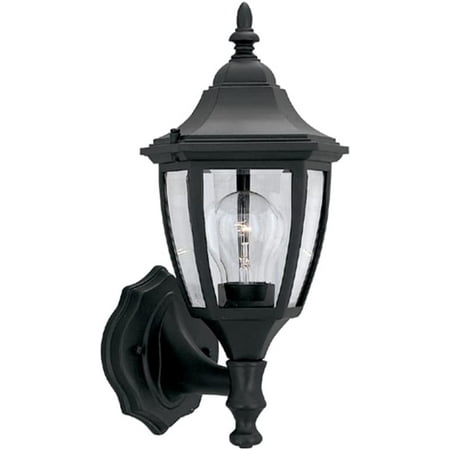 

Designers Fountain 2462-BK Waterbury Outdoor Wall Lantern Sconce 14.25in H Black