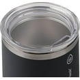 thumbnail image 4 of ThermoFlask Drinkware Collection - 12 oz Insulated Wine Tumbler with Leakproof Push N Sip Lid, Jet Black, 4 of 6