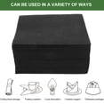 thumbnail image 4 of OULII 50pcs Napkins Disposable Black Wood Pulp for Restaurant Summer Parties, 4 of 8