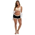 thumbnail image 5 of Unique Bargains Women's Low Waist Pregnancy Seamless Ladies Panties 2XL Black, 5 of 6