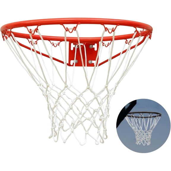 Glow in The Dark Basketball Net Light Up Basketball Nets Outdoor, All Weather Basketball Net Replacement