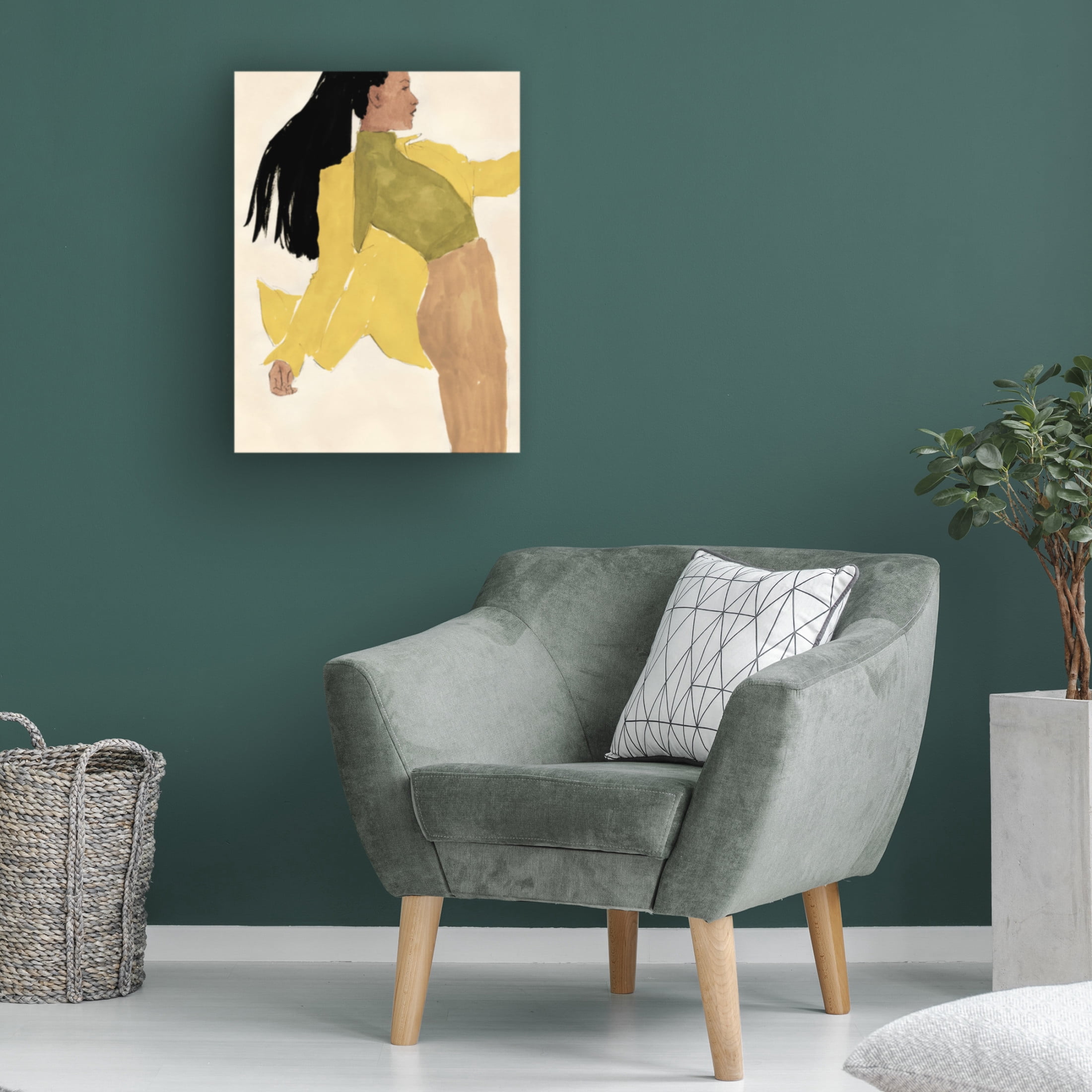 Trademark Fine Art Victoria Barnes  Fashion Maven III Canvas Wall Art