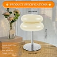 thumbnail image 2 of Toorise Glass Table Lamp Modern Egg Tart Lamp Retro Cute Desk Lamp with 3 Color Dimmable Modes Funky Bedside Table Lamp for Bedroom Living Room Nightstand, 2 of 11