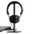 thumbnail image 3 of Soporte para auriculares Universal Aleación de aluminio Innovador soporte para auriculares de escritorio para la mayoría de los auriculares Negro, 3 of 5