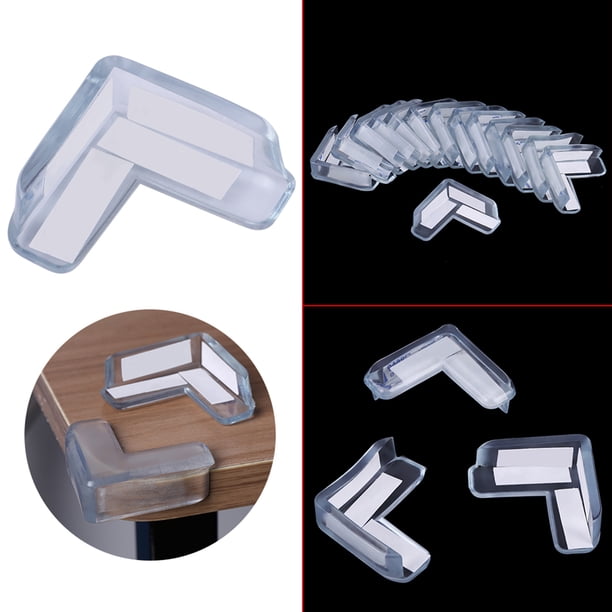 Protector de esquina de mesa ANGGREK almohadilla transparente de seguridad para bebés y niños 15 Uds
