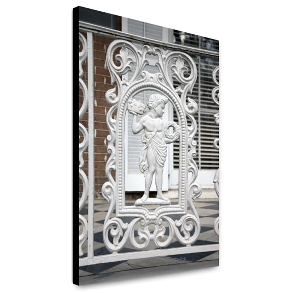 Canvas Print: Gate Detail, Richards Dar Museum House, Mobile, Alabama, 2010