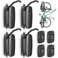 thumbnail image 2 of Swivel Bike Wall Mount, Bike Hangers for Garage, Space-Saving Vertical Bike Rack, Sturdy Bike Storage Rack Holds Up to 66lbs, Easy to Install, 4 Pack, 2 of 9