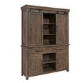 thumbnail image 3 of Bowery Hill Contemporary Hutch and Buffet with Distressed Finish, 3 of 9