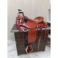 thumbnail image 3 of Brown Leather Western Barrel Wade Tree Saddle With Tack Set, 3 of 3