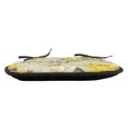 thumbnail image 3 of Flower Chair Seating Cushion Set of 4, Classy Spring Floral Narcissus Branch Pattern with Dots and Line Art, Seat Pads for Office with Anti-slip Backing, 16"x16", Yellow Khaki Cream, by Ambesonne, 3 of 7