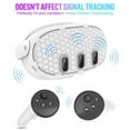 thumbnail image 5 of GAEKOL VR Shell Protective Protector Cover for Meta/Oculus Quest 3, Silicone Front Headset Protector Cover Anti Scratch Anti Dust Anti Shock, Compatible with Quest 3 Accessories (White), 5 of 7