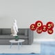 thumbnail image 2 of Estatua de pingüino de resina, adorno decorativo coleccionable para mesa, bar, dormitorio u oficina, con de papel para el año Nuevo Chino., 2 of 8