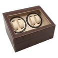 thumbnail image 6 of Lurxy PU 4+6 Automatic Rotation Watch Winder Display Case Wooden Storage Box, 6 of 45