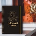 thumbnail image 4 of 2026 Weekly & Monthly Planner, Jan. 2026 - Dec. 2026, Daily Agenda Academic Planner Notebook Organizer, Calendar Planners/Planning for School Office Home, 5.9" x 8.26", Black Rose, 4 of 7