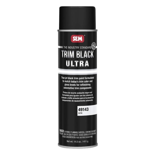 Pintura en aerosol SEM 49143 Trim Black Ultra Satinado 411 g