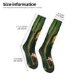 thumbnail image 2 of Naloa butterflies and floral Knee Socks, High Socks Long Stretchy Sock Women Knee High Stocking, Long Socks for Women, 2 of 6