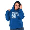 thumbnail image 3 of Worlds Okayest Mom Mothers Day Mama Women Plus Size Graphic Pullover Hoodie Brisco Brands 5X, 3 of 4