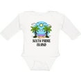 thumbnail image 3 of Inktastic Summer Vacation in South Padre Island Boys or Girls Long Sleeve Baby Bodysuit, 3 of 5