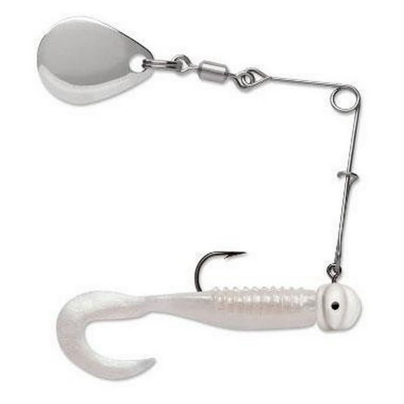 VMC Curl Tail Spinnerbait 1/16 Pearl White