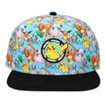thumbnail image 1 of Chapeau Snapback pour Enfants avec Collage de Personnages Pokemon, 1 of 4