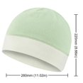 thumbnail image 3 of Gorro de invierno Gorro Transpirable Cálido Casco Protección térmica para los oídos (Verde), 3 of 3