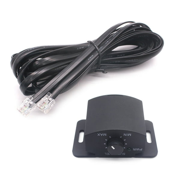 Car Amplifier Volumes Regulator Speakers Bass Controller Car Amplifier Sound Adjuster Subwoofer Amplifier Remote Volumes