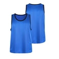 thumbnail image 2 of HCBY Kids Mesh Training Pinnies Scrimmage Vests Team Practice Jerseys Soccer Bibs with Elastic Side Openings, Breathable Lightweight Sports Vest for Boys Girls 5-12 Years, 2 of 5