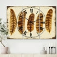 thumbnail image 2 of Designart 'Five Pheasant Feathers ' Oversized Cottage Wall Clock, 2 of 3