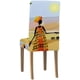 thumbnail image 2 of ABPHQTO Funda protectora para silla con estampado de artes tribales africanas, funda protectora para asiento para comedor, Hotel, boda, fiesta, juego de 1, 2 of 4
