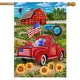 thumbnail image 2 of Briarwood Lane Land Of The Free Summer House Flag, 2 of 4