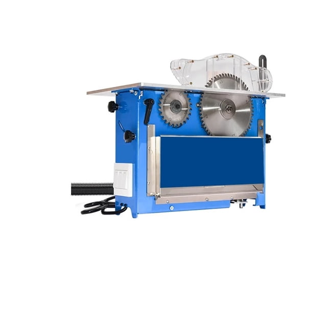 Scie à Table 2800W Mini Scie à Chaîne de Table Machine de Découpe Vitesse Angle Lame de Levage Réglable