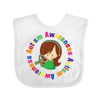 Inktastic Autism Awareness Girl Girls Baby Bib