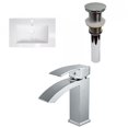 thumbnail image 1 of American Imaginations 23.75-in. W 1 Hole Ceramic Top Set In White Color - Drain Incl. AI-32477, 1 of 9