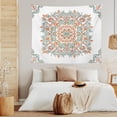 thumbnail image 2 of Tapiz de pared con flores de microtela, 150 x 100 cm, fibra, 2 of 2