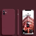 thumbnail image 1 of Funda de silicona líquida de lujo para iPhone 13 11 12 14 Pro Max SE 2020 XS Max XR X 7 8 14 Plus, funda protectora suave para cámara Tan Jianjun unisex, 1 of 2