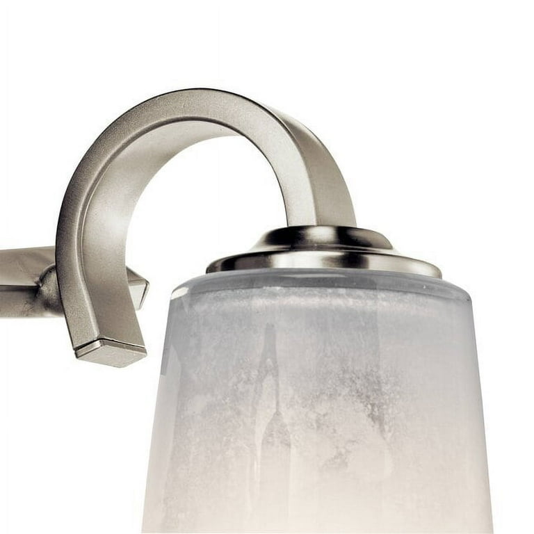 Kichler Oxby 3-Light Nickel Modern/Contemporary Vanity Light Kichler Oxby 3-Light Nickel Modern/Contemporary Vanity Light