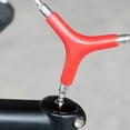 thumbnail image 3 of Hyasfey Y-Shaped 3 Way Socket Wrench Steel Triangle Hex Wrench Bike Repair Tool 4/5/6mm Y-Type Internal Hexagon Wrench for Bicycle Cycling Maintenance, 3 of 7